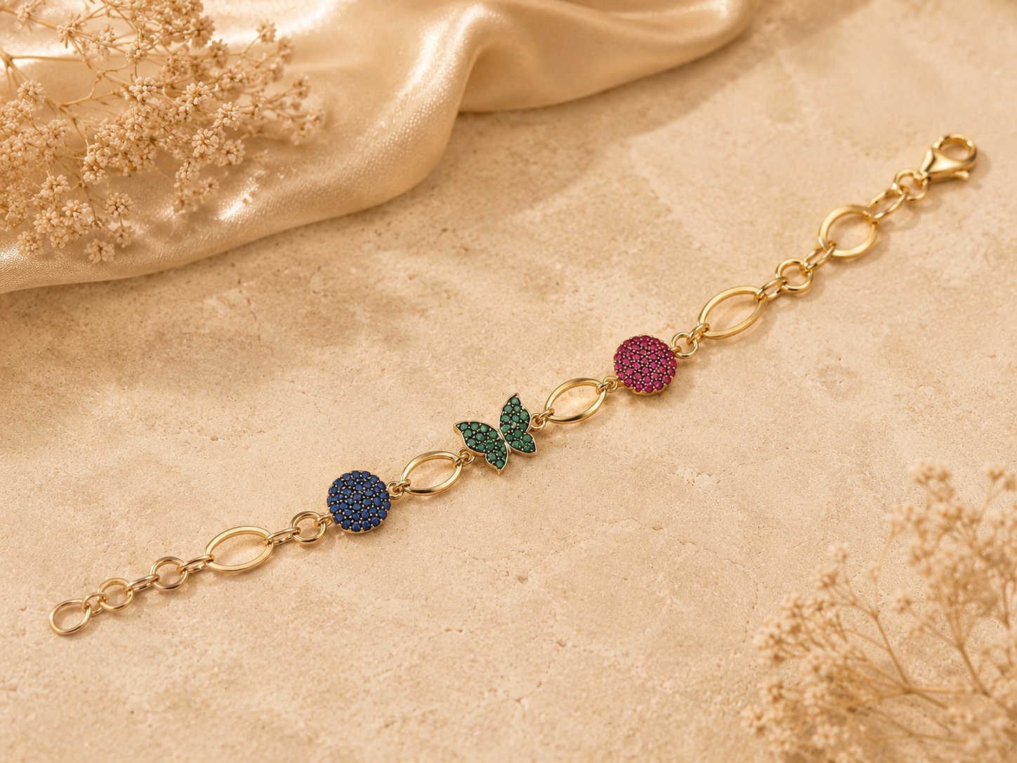 Bratari aur 14k ORO LUMIA