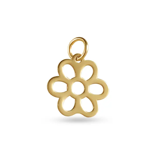 Pandantiv aur 14k cu floare