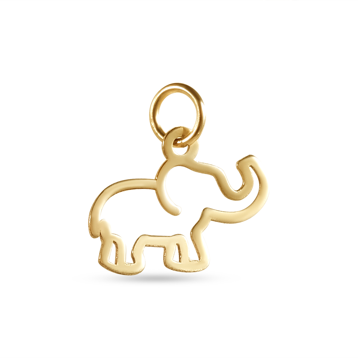 Pandantiv aur 14k cu elefant