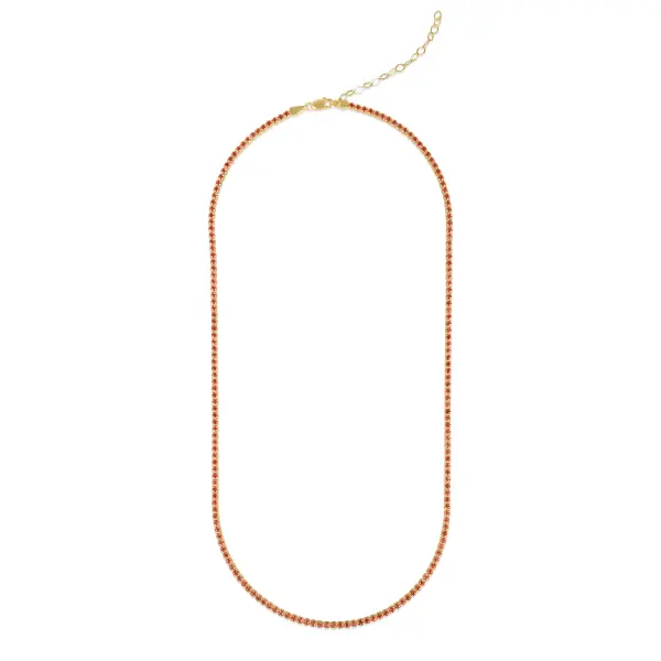 Colier aur 14k Tennis Sunset Glow