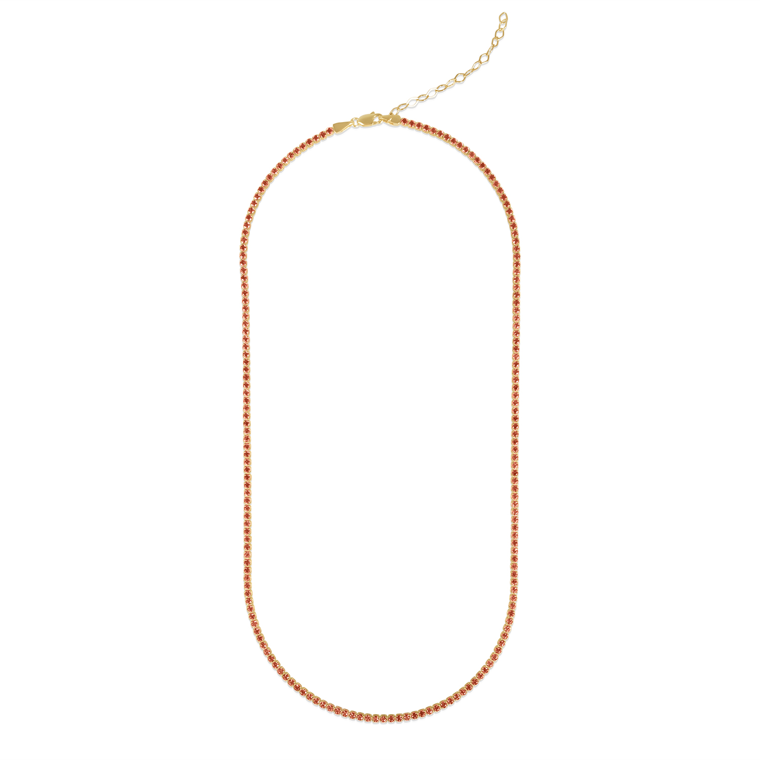 Colier aur 14k Tennis Sunset Glow