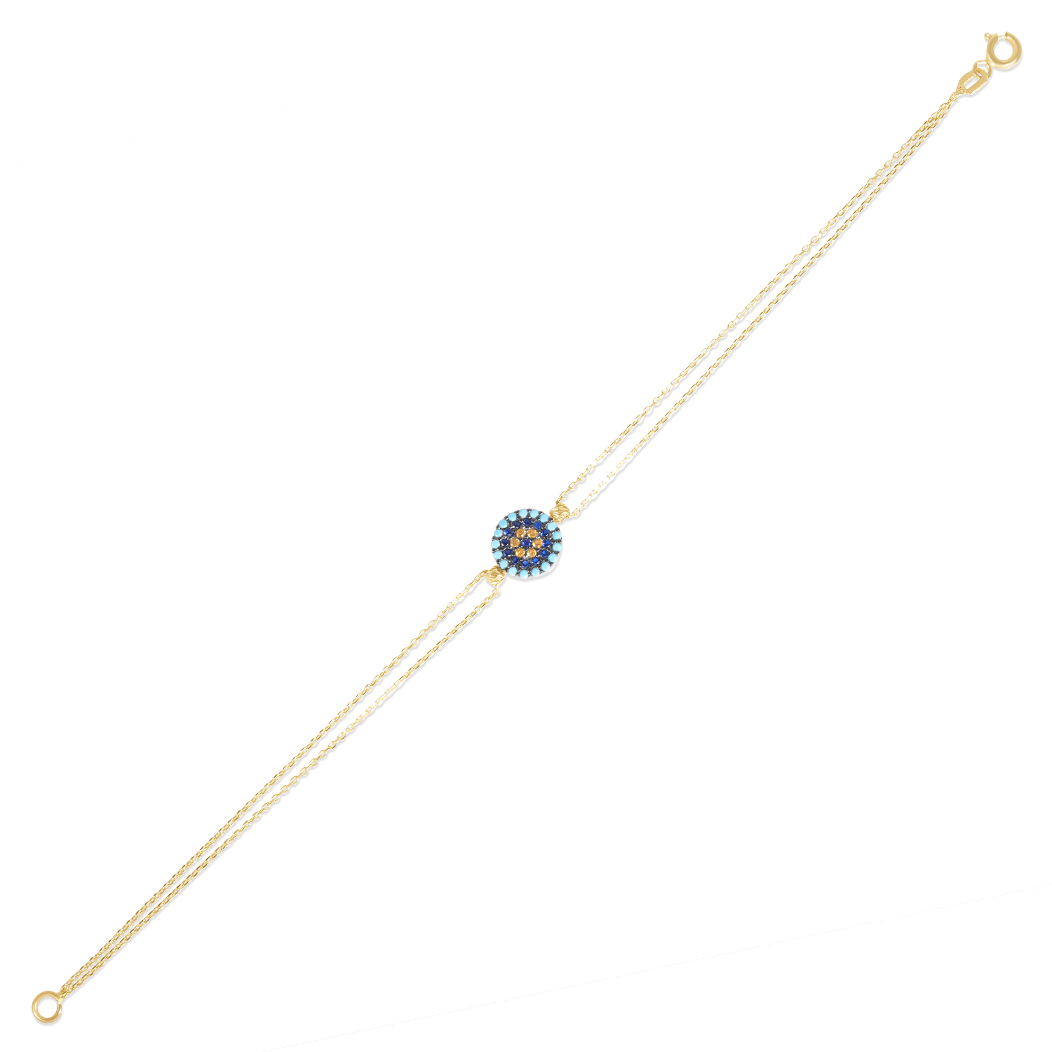 Bratara aur 14K cu ochi de deochi Mystic Eye