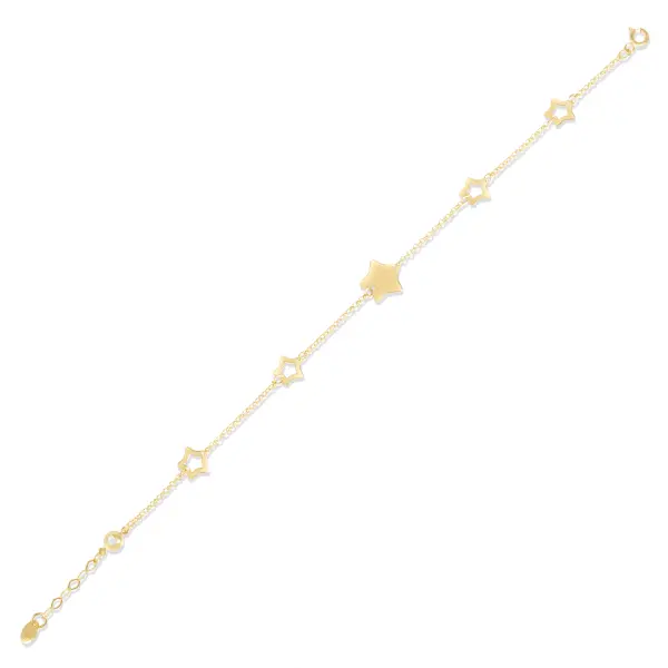 Bratara aur 14k cu stele Star Motion