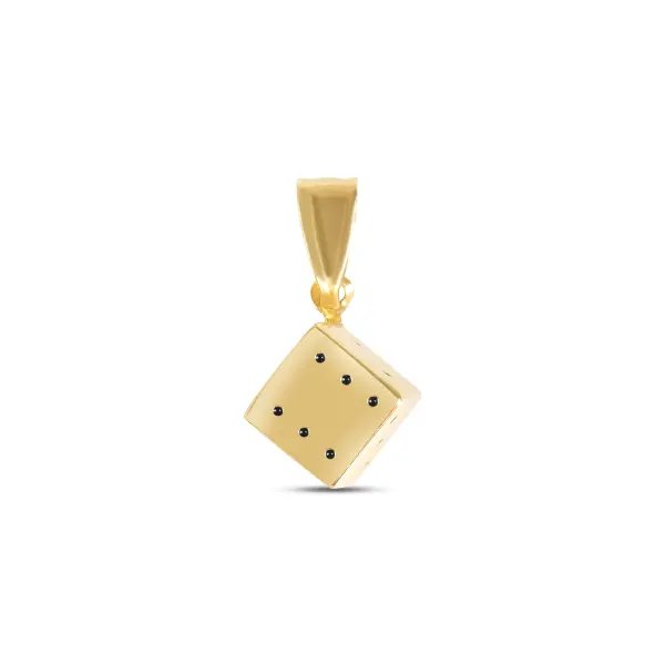 Pandantiv aur 14K Zar Gold Dice