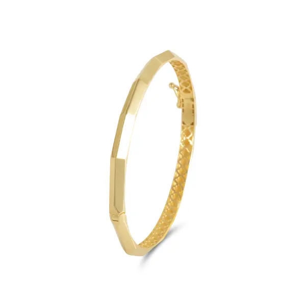 Bratara aur 14K fixa Sculpted Shine