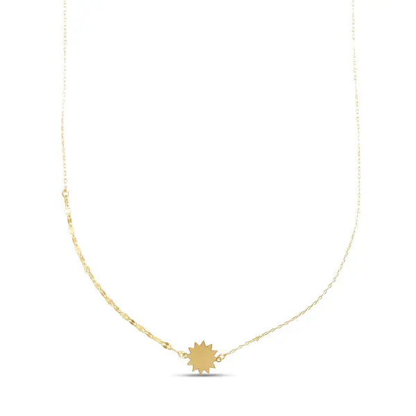 Colier aur 14k cu stea si piatra Zirconia Starlit Whisper