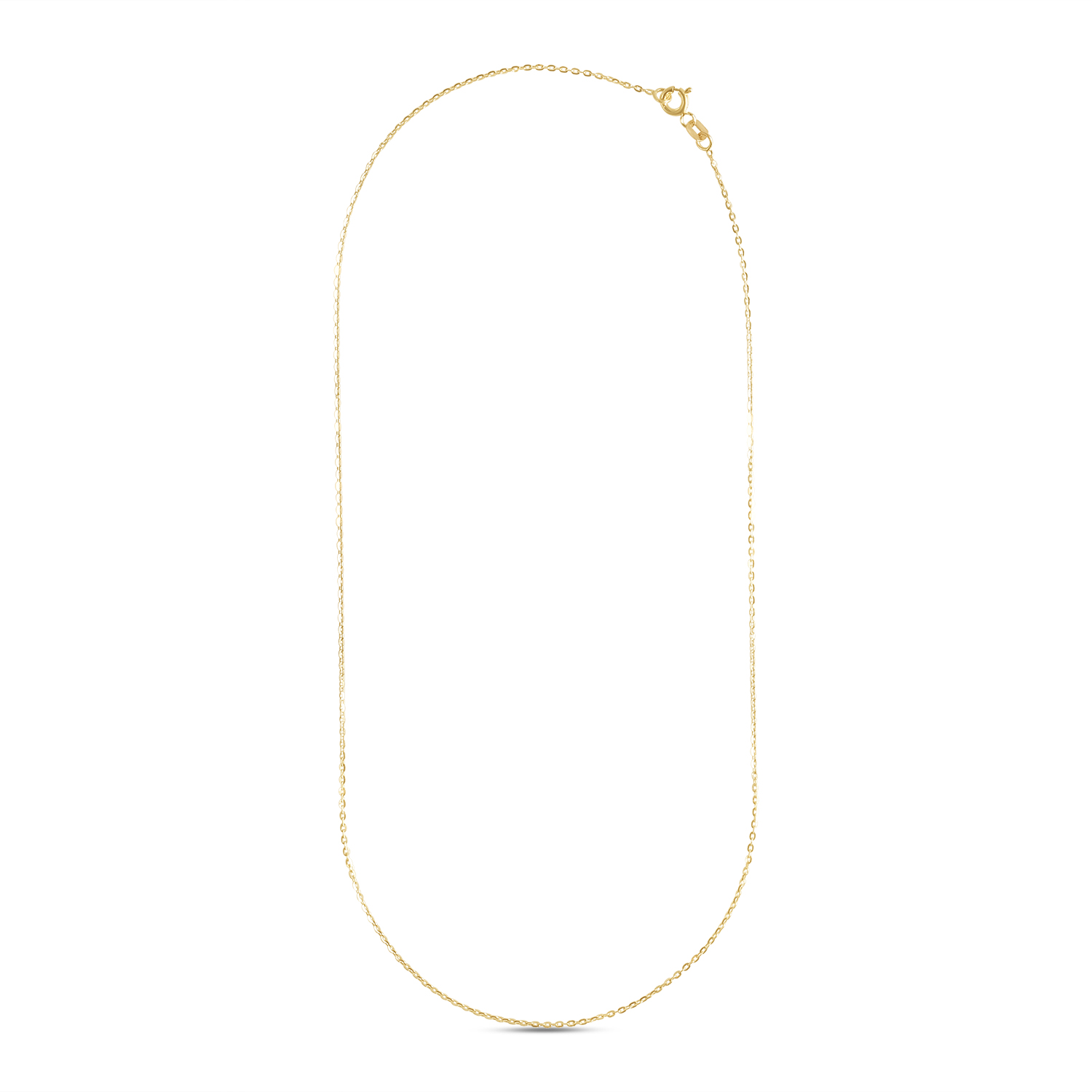 Lant aur 14k cu zale elegante Interlace Glow