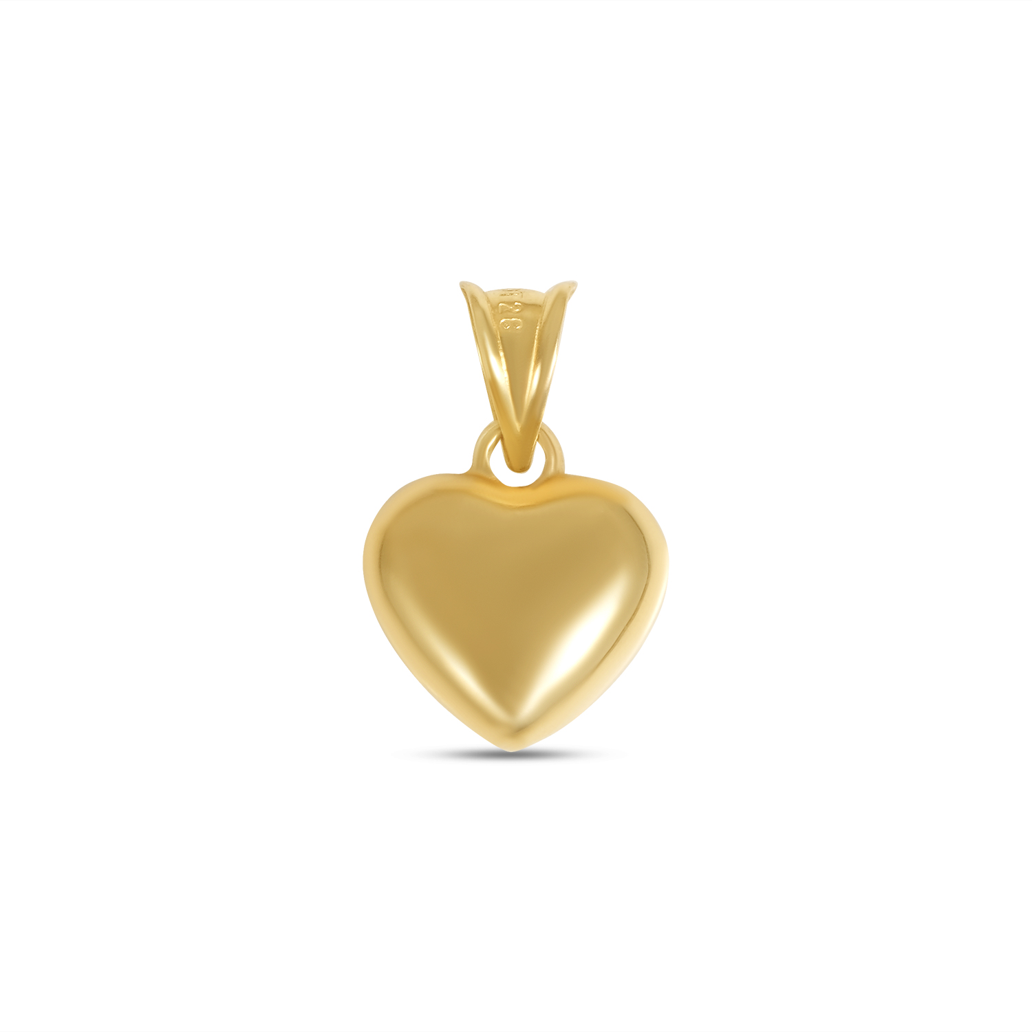Pandantiv aur 14K in forma de inima Pure Heart Glow