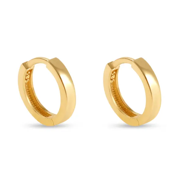 Cercei aur 14K rotunzi Golden Circle Grace