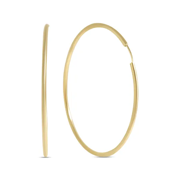 Cercei aur 14K rotunzi texturati cu efect subtil radiant Golden Texture