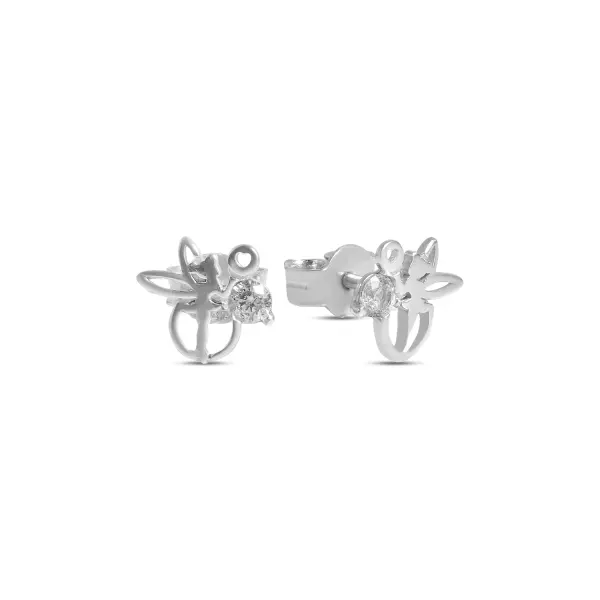 Cercei aur 14K model zana cu piatra Zirconia Fairy Sparkle