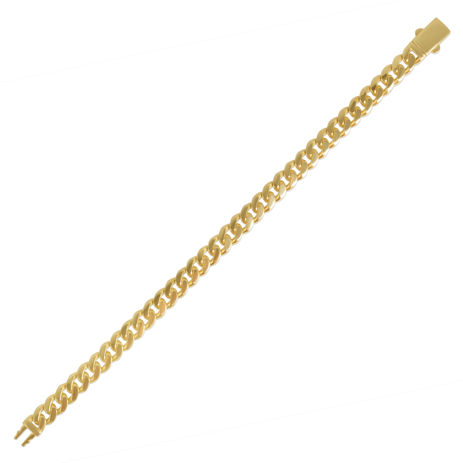 Bratara aur 14K cu zale cuban Cuban Luxe Chain