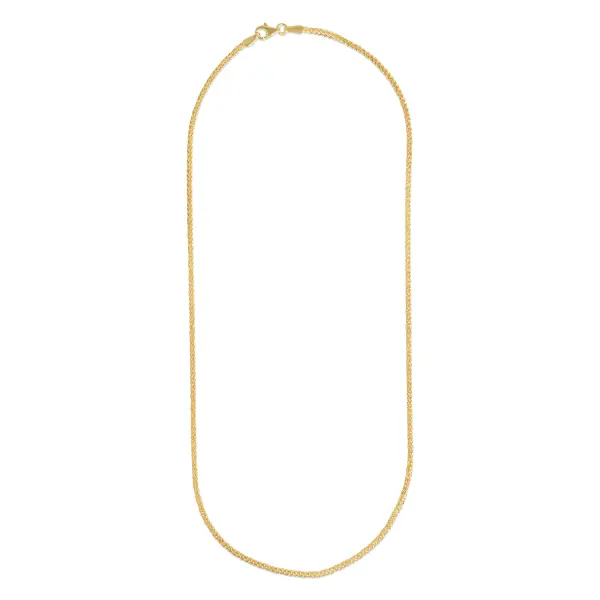 Lant aur 14k cu zale fine impletite Golden Whisper