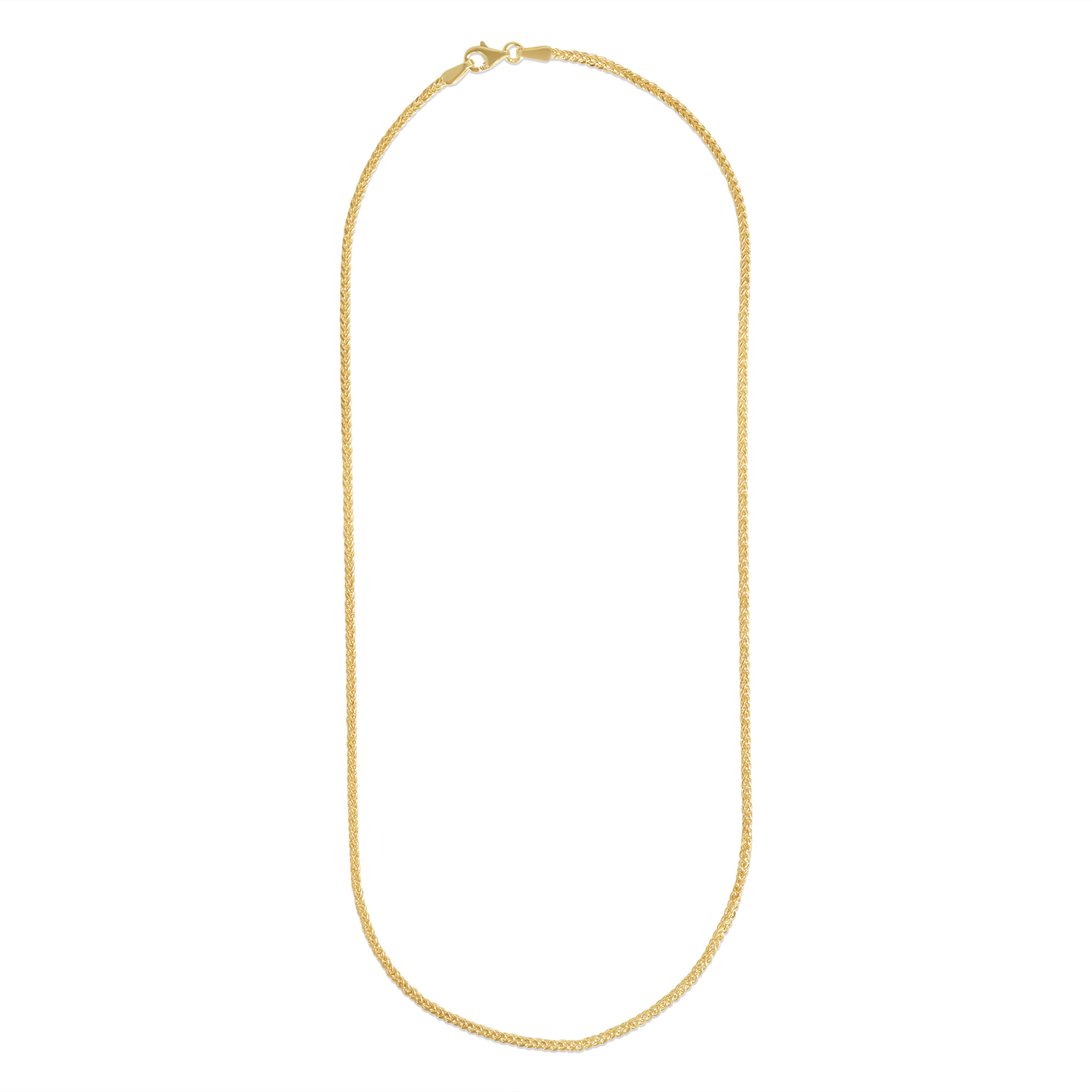 Lant aur 14k cu zale fine impletite Golden Whisper