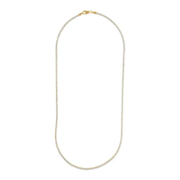 Colier aur 14k Tennis Infinite Glow