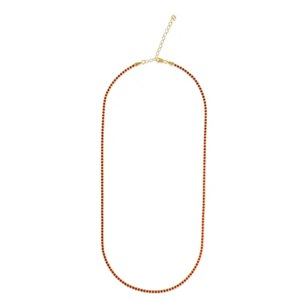 Colier aur 14k Tennis Sunset Glow