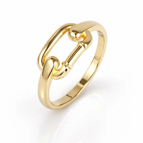Inel aur 14K model zala ovala Urban Link