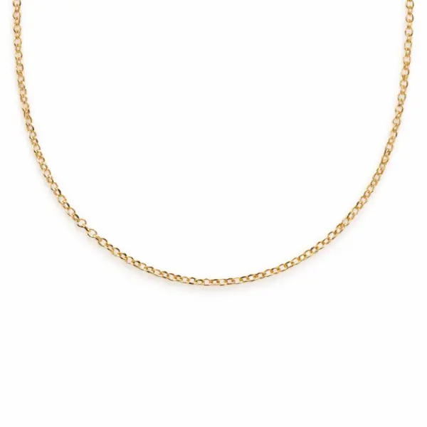 Lant aur 14k cu zale subtiri Fine Long Chain