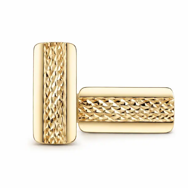 Butoni aur 14K texturati design modern Textured Prestige
