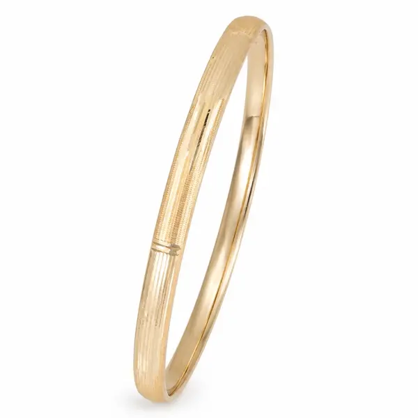 Bratara aur 14k fixa cu sectiuni texturate Velvet Segments