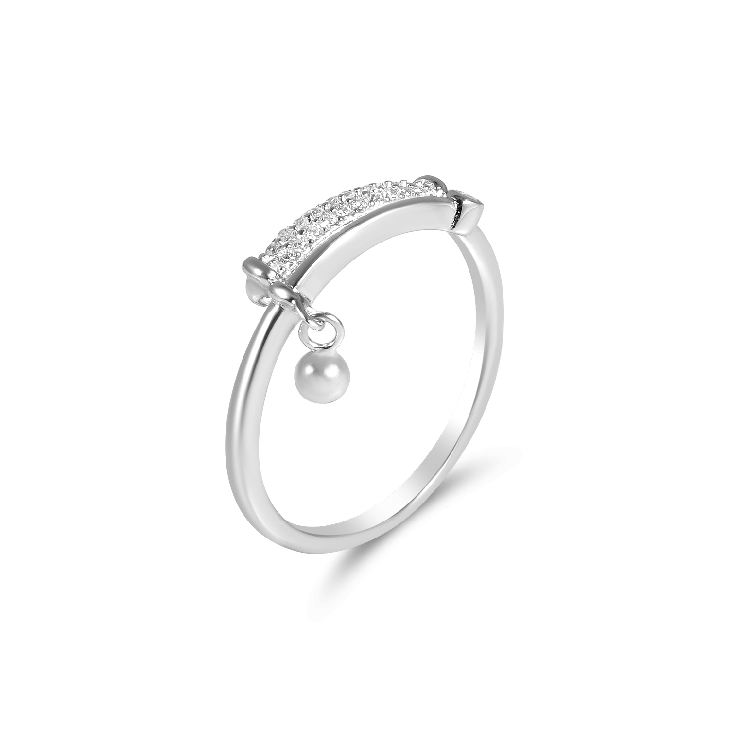 Inel argint cu biluta si pietre Zirconia Luminary Touch