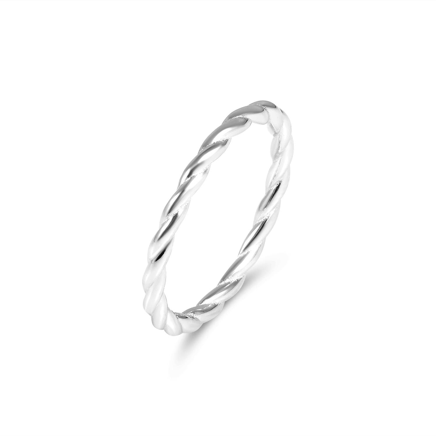 Inel argint Twist Shine
