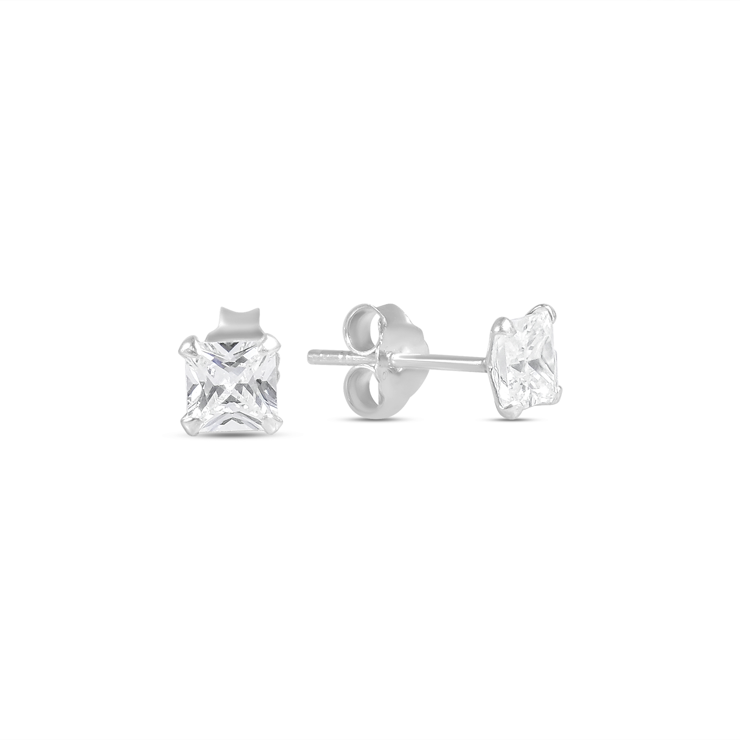 Cercei argint cu piatra Zirconia Crystal Glow