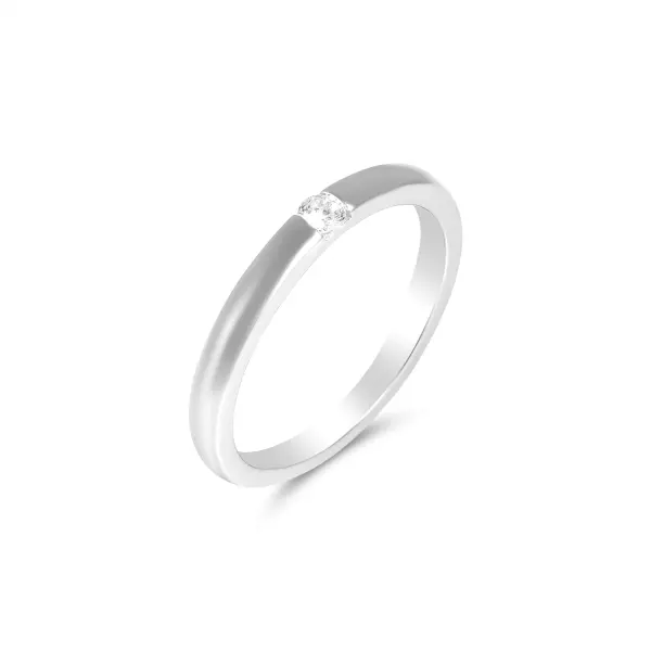 Inel argint dama cu piatra Zirconia discreta Pure Spark