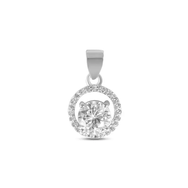 Pandantiv argint cu fluturi si pietre Zirconia Butterfly Spark